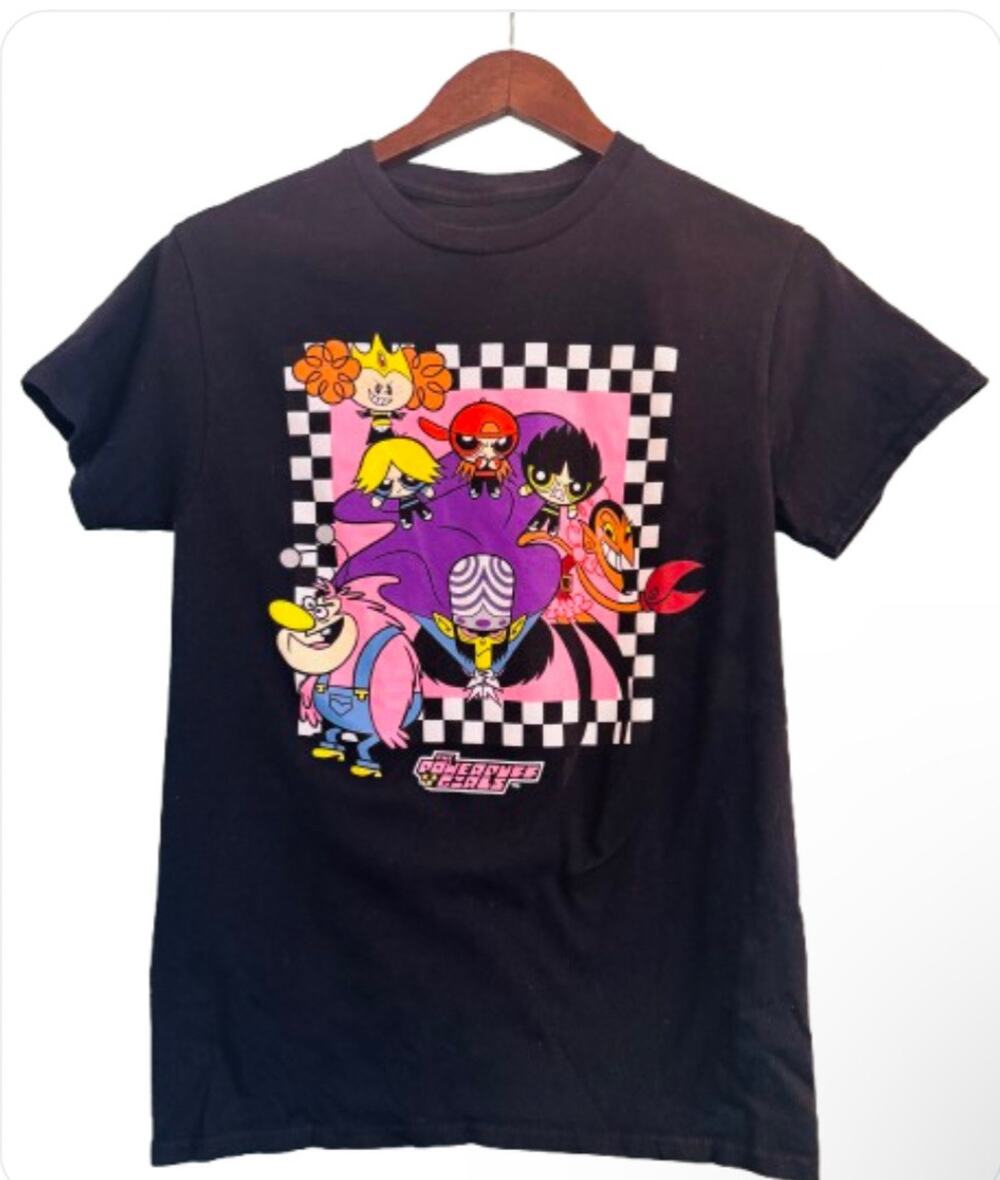Vintage POWERPUFF GIRLS Ladies Small T Shirt Late 1990’s